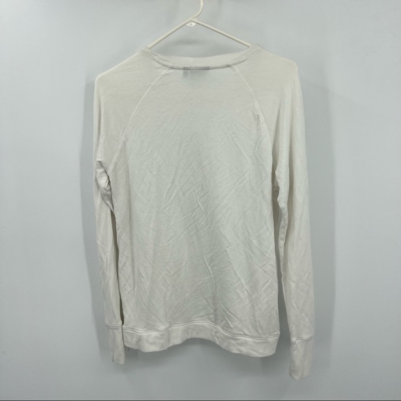 Athleta Modal White Long Sleeve Small - Picture 4 of 9